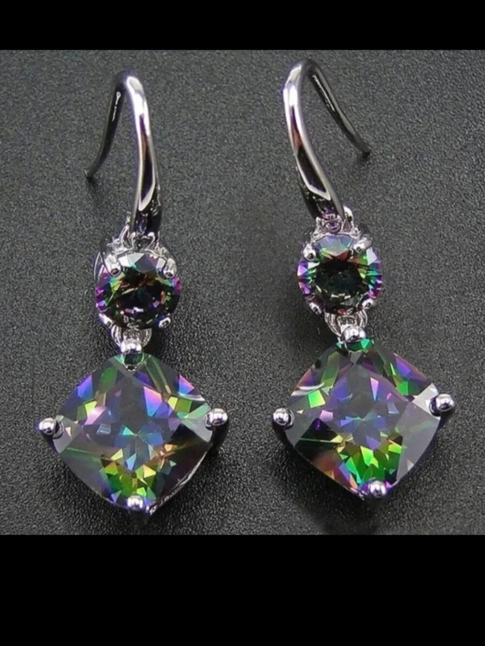 Mysyic Topaz Dangling Earrings